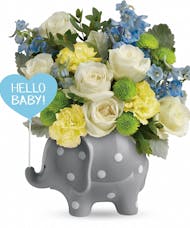 Teleflora's Hello Baby Elephant- Boy