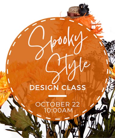 October | In Person Design Class - October 22 at 10 AM
