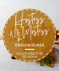November | In Person Design Class - November 19 at 10 AM