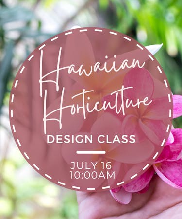 July | In Person Design Class - July 16 at 10 AM