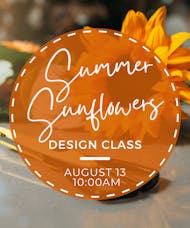 August | In Person Design Class - August 13 at 10 AM