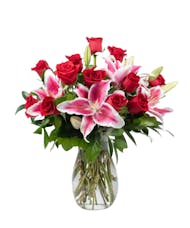 Dozen Premium Roses with Lilies