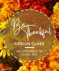November | In Person Design Class - November 18th at 10 AM